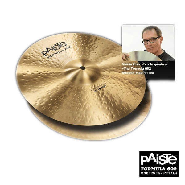 PAISTE(パイステ) / Formula 602 Modern Essectials Hi-Hat Top 15” - ハイハット※トップのみ - 大特典セット