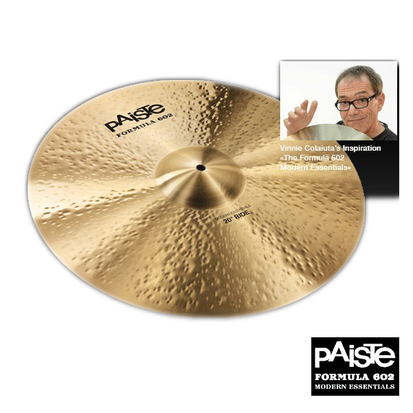 PAISTE(パイステ) / Formula 602 Modern Essectials Ride 20” - ライドシンバル - 大特典セット