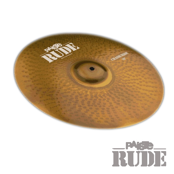 PAISTE(パイステ) / RUDE Crash/Ride 16 - クラッシュシンバル - ■限定セット内容■→ 【・DB-C01 ・クリーニングクロス 】