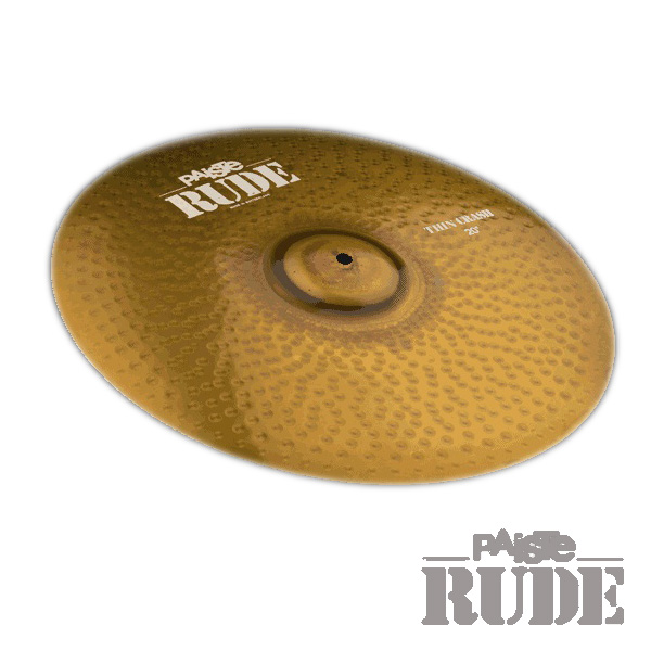 PAISTE(パイステ) / RUDE Thin Crash 20” - クラッシュシンバル - 大特典セット