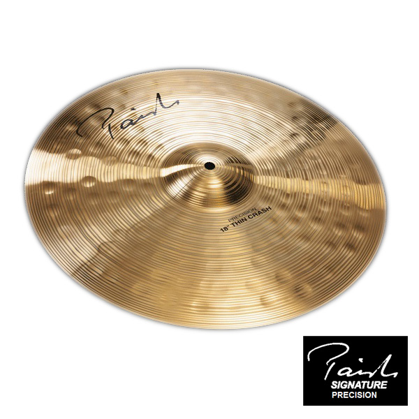 PAISTE(パイステ) / Signature Precision Thin Crash 18” - クラッシュシンバル - 大特典セット