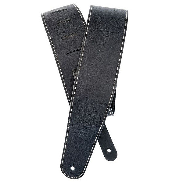 PLANET WAVES(プラネットウェイブス ) / The Vintage & Western Leather Strap Collection 25VNS00-DX STONEWASHED/CONTRAST STITCH-BLACK - ギターストラップ -【国内正規品】