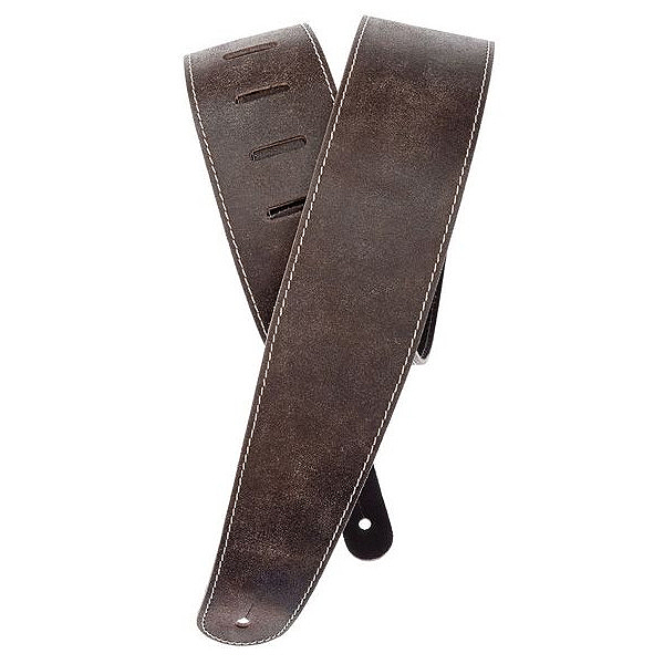 PLANET WAVES(プラネットウェイブス ) / The Vintage & Western Leather Strap Collection 25VNS01-DX STONEWASHED/CONTRAST STITCH-BROWN - ギターストラップ -【国内正規品】