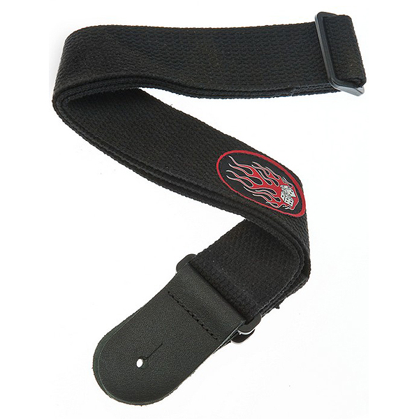 PLANET WAVES(プラネットウェイブス ) / Patch & Textile Collection 50CTP02 2”STRAP-FLAMING DICE- ギターストラップ -【国内正規品】
