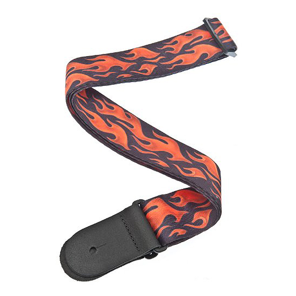 PLANET WAVES(プラネットウェイブス ) / Woven Strap 50F01 FLUID FLAMES - ギターストラップ -【国内正規品】