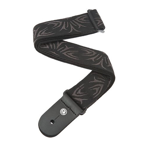 PLANET WAVES(プラネットウェイブス ) / Woven Strap 50F078 BLACK/GRAY TATTOO - ギターストラップ -【国内正規品】