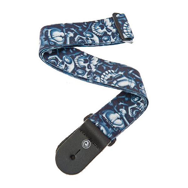 PLANET WAVES(プラネットウェイブス ) / Lethal Threat Strap Collection 50LT02 SKULL PILE- ギターストラップ -【国内正規品】