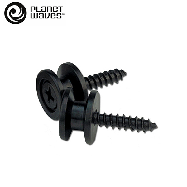 PLANET WAVES(プラネットウェイブス ) / Solid Brass Guitar Strap End Pins PWEP102 2 Black Oxide End Pins - ストラップエンドピン ブラック (2個セット)-