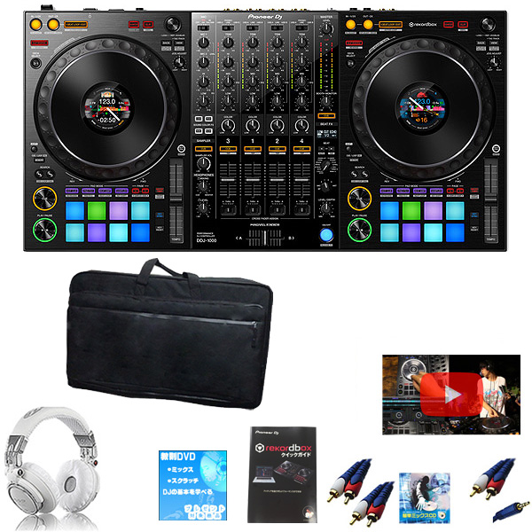 【+500円パワーアップAセット】Pioneer(パイオニア) / DDJ-1000 【rekordbox dj 無償対応】4チャンネルDJコントローラー 