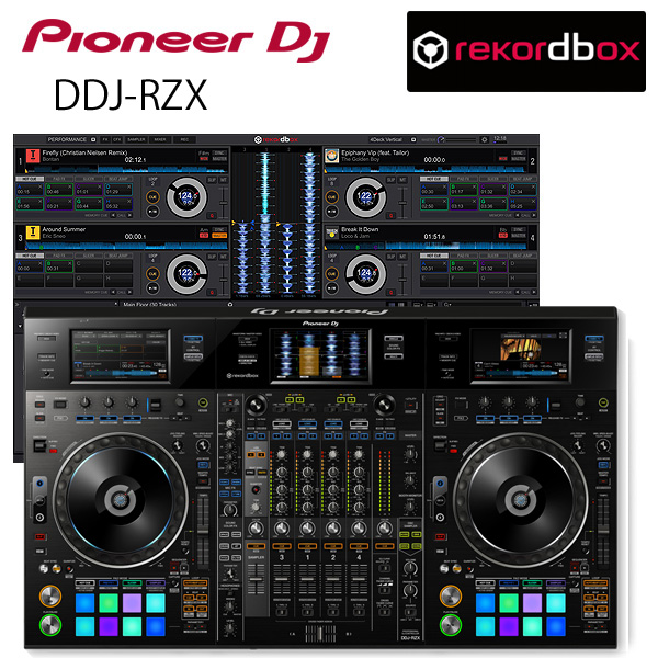 Pioneer(パイオニア) / DDJ-RZX 【REKORDBOX DJ 無償対応】タッチディスプレイ搭載DJコントローラー