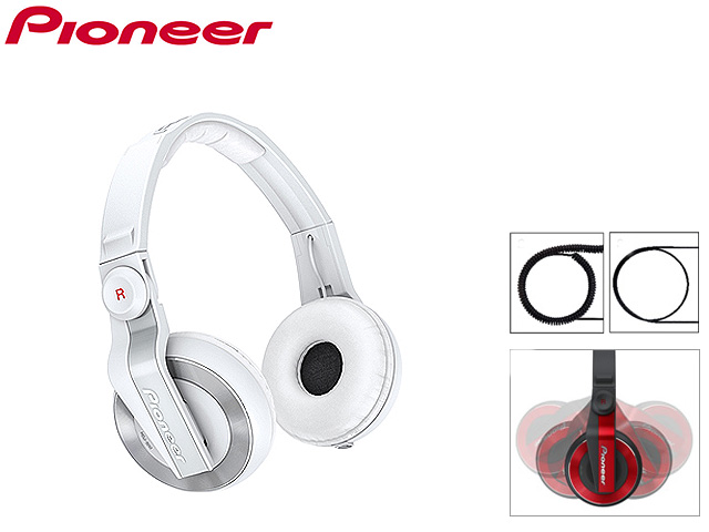 Pioneer(パイオニア) / HDJ-500-W (ホワイト) - DJ用ヘッドホン - 1大特典セット