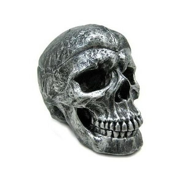 Private Label / Creepy Silvered Skull Ashtray Trinket - ドクロ灰皿 -