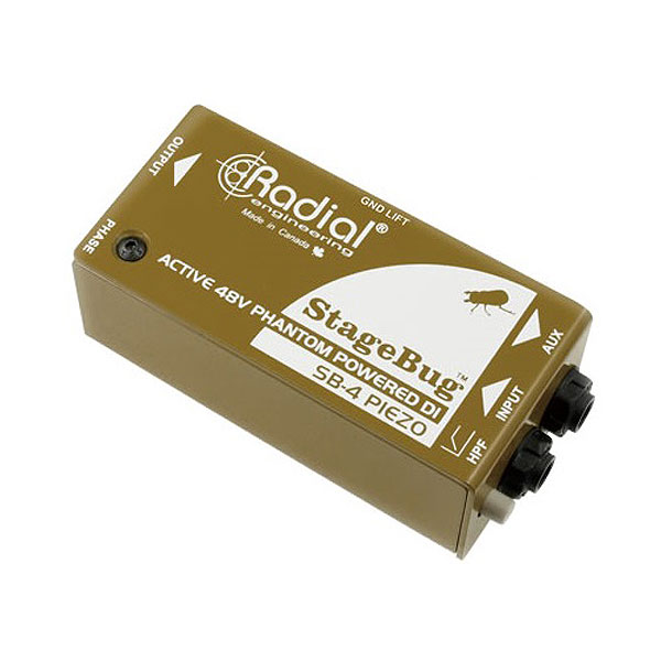 Radial(ラジアル) / StageBug SB-4 Piezo -ピエゾPU専用ダイレクトボックス-