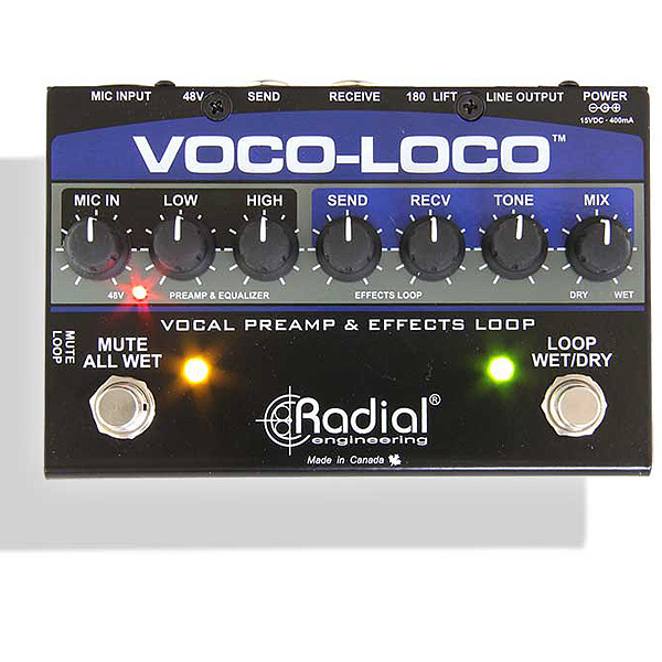Radial(ラジアル) ／ VOCO-LOCO -ボーカル／楽器用エフェクト
