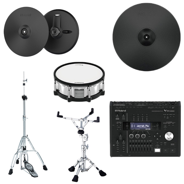 Roland（ローランド）/ TD-50DP / VH-13 スタンド付きスターターセット【アップグレードやオリジナルのキット組みに！】 