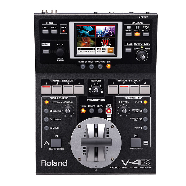 Roland(ローランド) / V-4EX - HDMI対応 4チャンネル10入力/3出力のコンパクト･ビデオ･ミキサー - 【箱ボロ/新品未使用/メーカー保証付】