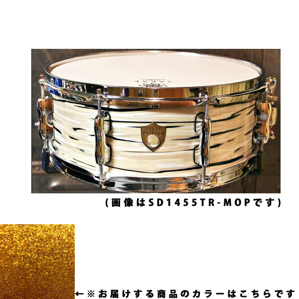 SAKAE(サカエ) / Trilogy SD1465TR-GLS (14”x6.5”)(Gold Sparkle)- スネアドラム -