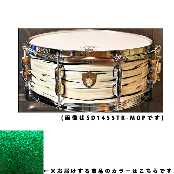 SAKAE(サカエ) / Trilogy SD1465TR-GRS (14”x6.5”)(Green Sparkle)- スネアドラム -