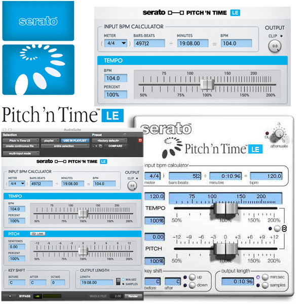 【メール便発送】SERATO(セラート) / Pitch 'n Time LE 3.0 - タイムストレッチ / ピッチシフト プラグイン -ライセンス販売