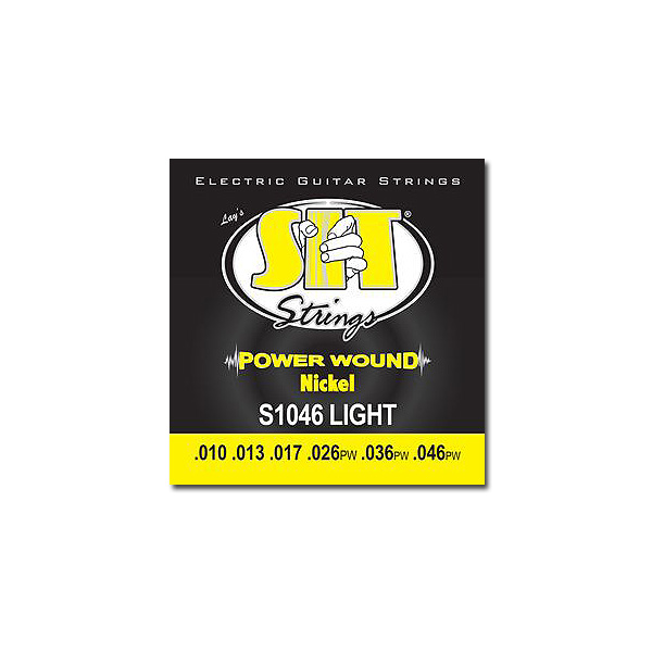 SIT STRINGS(エスアイティストリングス) / S1046 POWER WOUND-Nickel Round Wound LIGHT / 010P〜046PW - エレキ弦 -