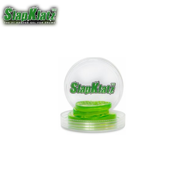 SlapKlatz(スラップクラッツ) / SLAPKLATZ GEL A.GREEN(エイリアン・グリーン)【4枚+専用ケース付き】 - ミュートジェル -