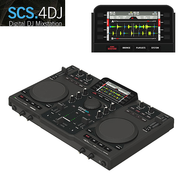 【メーカー再生品】【限定1台】Stanton(スタントン) / SCS.4DJ - 録音機能・エフェクト搭載 DJコントローラー- 