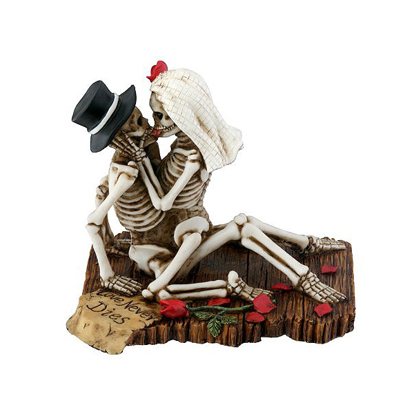 StealStreet / Love Never Dies Collectible Skeleton Sculpture SS-Y-7724 - ドクロ インテリア -