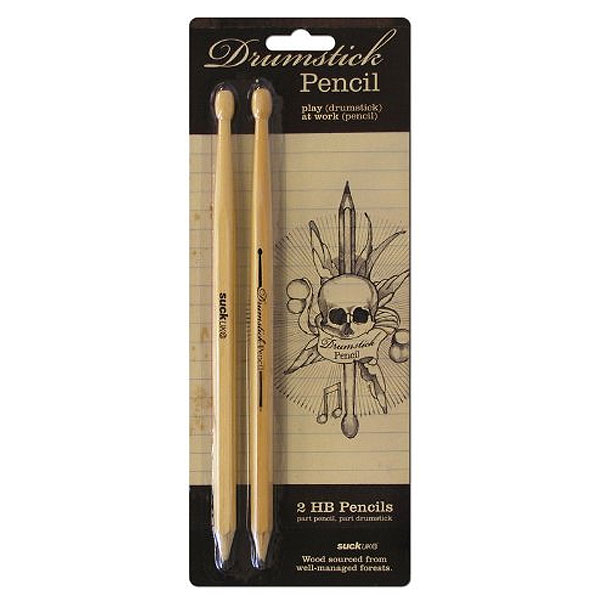 Suck UK(サックユーケー) / Drumstick Pencils - ドラムスティック鉛筆 -