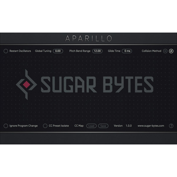 Sugar Bytes(シュガーバイツ) / Aparillo - ソフトウェアシンセサイザー -
