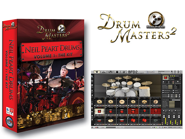 Sonic Reality / Neil Peart Drums: The Kit for BFD2 / BFD2 拡張音源 - ダウンロード版 -