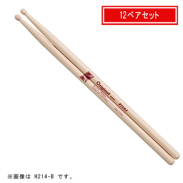 TAMA(タマ) / H2155-B -ドラムスティック--【12ペアセット】