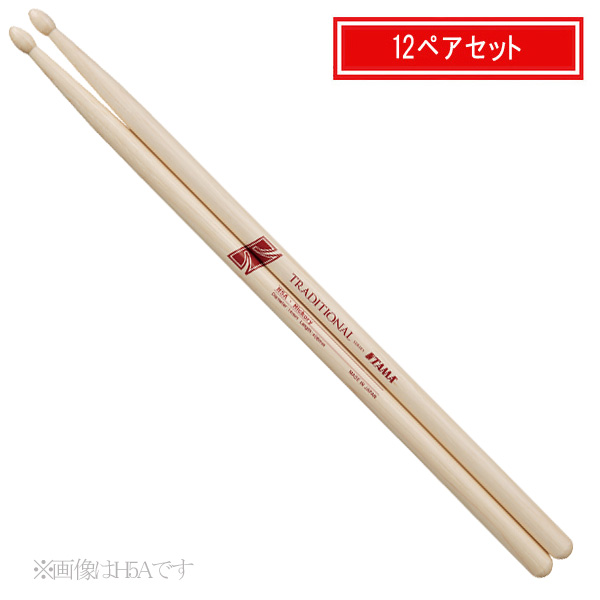 TAMA(タマ) / H7A - ヒッコリースティック -【12ペアセット】