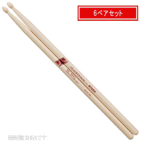TAMA(タマ) / H7A - ヒッコリースティック -【6ペアセット】