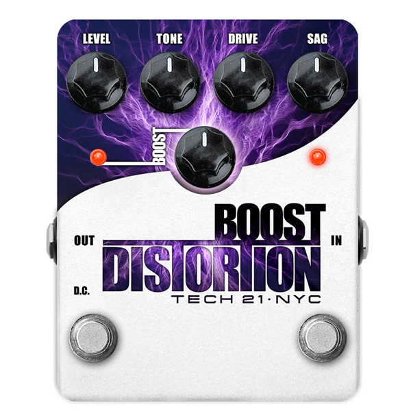 TECH21(テック21) / SansAmp:Boost Distortion BSTM-D - ディストーション / ブースター - 《ギターエフェクター》 ■限定セット内容■→ 【・パッチケーブル(KLL15) 】