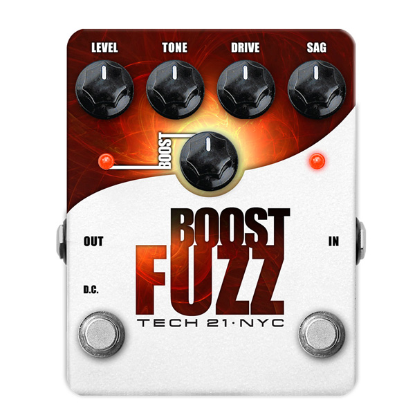 TECH21(テック21) / SansAmp:Boost Fuzz BSTM-F - ファズ / ブースター - 《ギターエフェクター》 ■限定セット内容■ 【・パッチケーブル(KLL15) 】