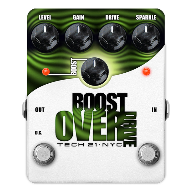 TECH21(テック21) / SansAmp:Boost Overdrive BSTM-O - オーバードライブ / ブースター - 《ギターエフェクター》 ■限定セット内容■ 【・パッチケーブル(KLL15) 】