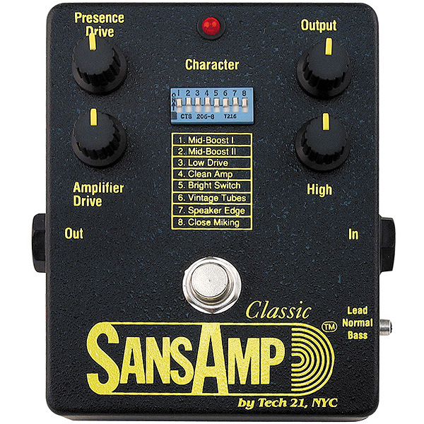 TECH21(テック21) / SansAmp：Classic -アンプシミュレーター オーバードライブ／ディストーション DIボックス-　《ギターエフェクター》