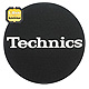 Technics(テクニクス) / Slipmats Technics Logo white Twin pack - *Refurbished* (2 Slipmat) - スリップマット -