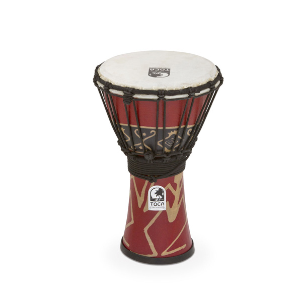 Toca(トカ) / FREESTYLE ROPE TUNED DJEMBES Bali red finish (SFDJ-7RP) - ジャンベ -