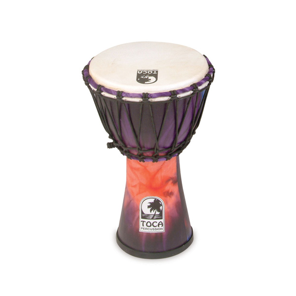 Toca(トカ) / FREESTYLE ROPE TUNED DJEMBES Woodstock purple finish (SFDJ-7WP) - ジャンベ -