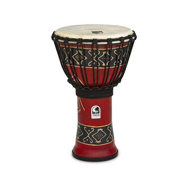 Toca(トカ) / FREESTYLE ROPE TUNED DJEMBES Bali red finish (SFDJ-9RP) - ジャンベ -