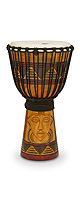 Toca(ȥ) / Origins Rope Tuned Wood Djembes, Tribal Mask (TODJ-12TM/24x12)  -  -
