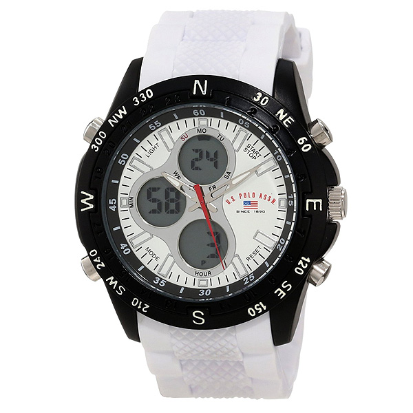 U.S. Polo Assn.(ユーエス ポロ アッスン) / Men's US9143 White - 腕時計 -