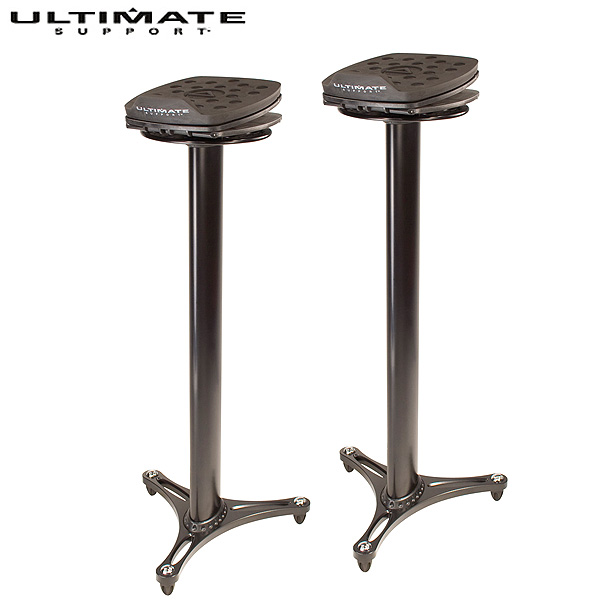 【中古美品】ULTIMATE SUPPORT スピーカースタンド 2本セット ULTIMATE(アルティメイト) ／ MS-100B （2個セット） - スピーカー