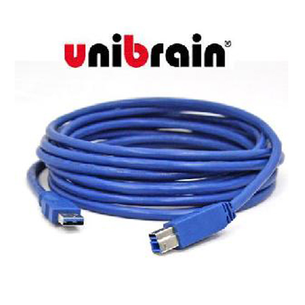 Unibrain(ユニブレイン) / USB 3.0 ケーブル (長さ 5m) 標準Ｂ端子ケーブル