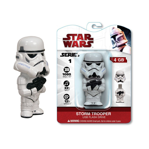 Star Wars Storm Trooper USB Flash Drive (4GB) -スターウォーズ・ストームトルーパー・USBフラッシュメモリー - 【スターウォーズ】