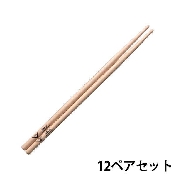 VATER(ベーター) / BeBop550 【VHBB550】 12ペアセット - ヒッコリー・ドラムスティック -