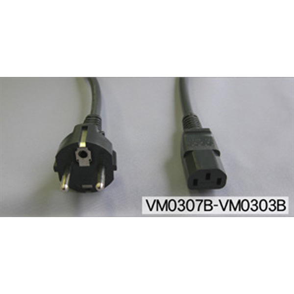 VM0307B-VM0303B- OA用電源コード・サービス電源用コード3m -