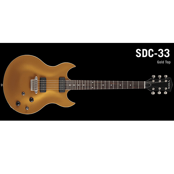 VOX(ヴォックス) / SDC-33（Double Cutaway）  Gold Top - エレキギター -