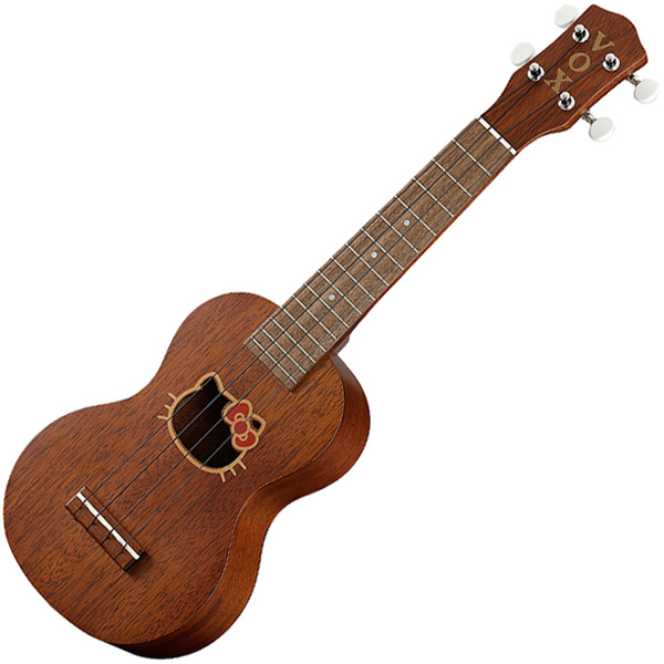 【限定1台】VOX(ヴォックス) / HELLO KITTY UKULELE VU-22HK-MH  - ハローキティーコラボレーション ソプラノサイズウクレレ -『開封品セール』